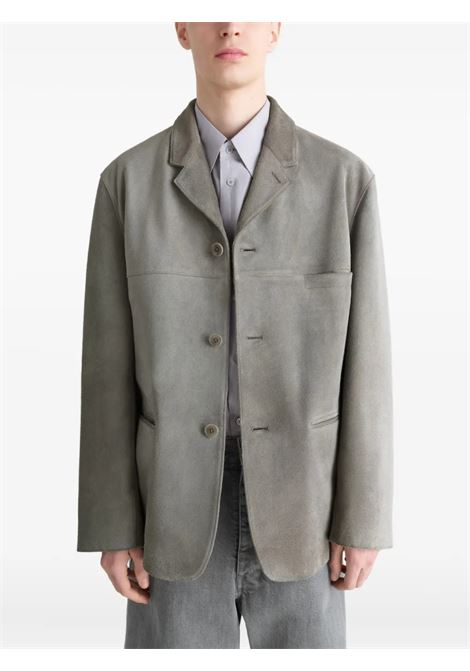 giacca suede sb uomo grigia LEMAIRE | OW1194 LL0144BK952
